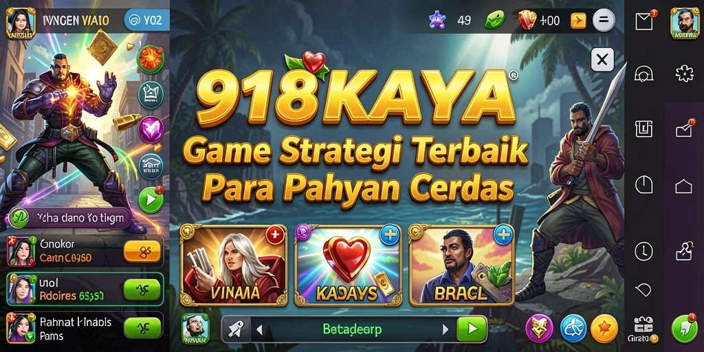 Tampilkan aksi taktis mendebarkan dalam gameplay <strong>918KAYA</strong>.