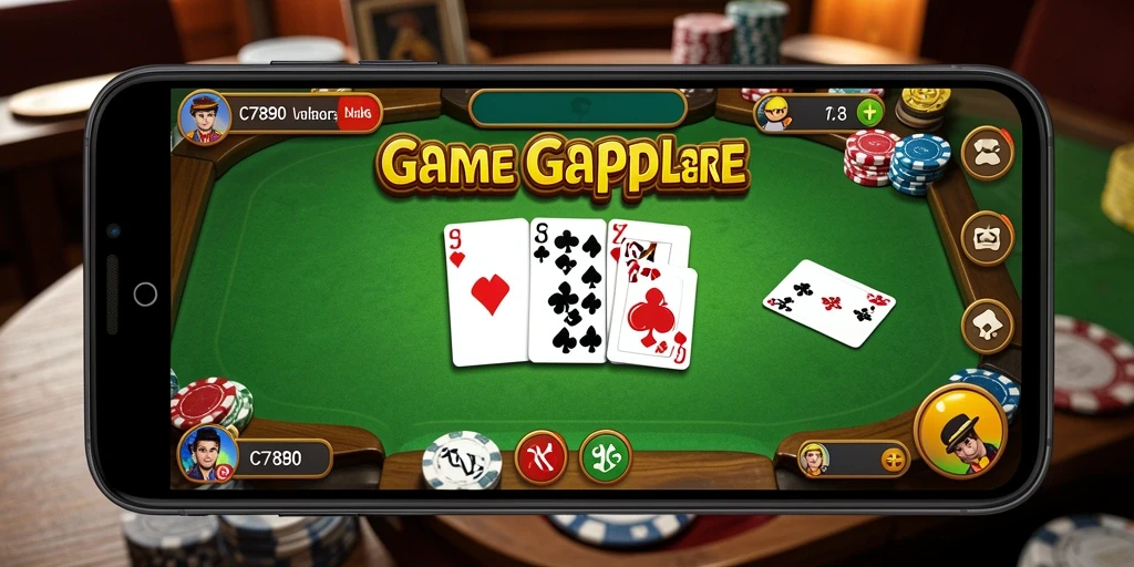 Tampilan gameplay seru dalam permainan Gaple C7890.