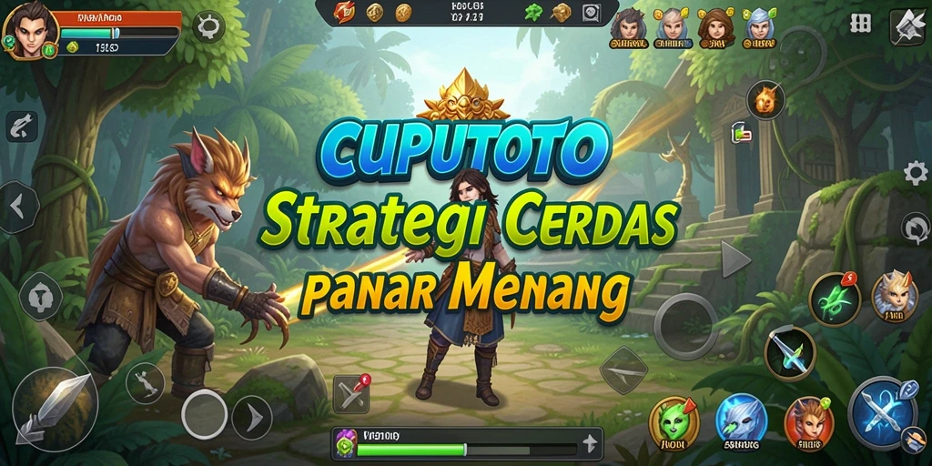 Screenshot CUPUTOTO menampilkan gameplay strategi yang mendebarkan.
