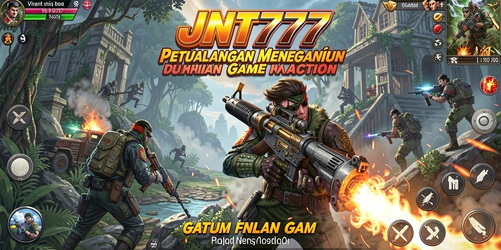 Tampilan aksi mendebarkan dalam JNT777 dengan pertempuran seru.