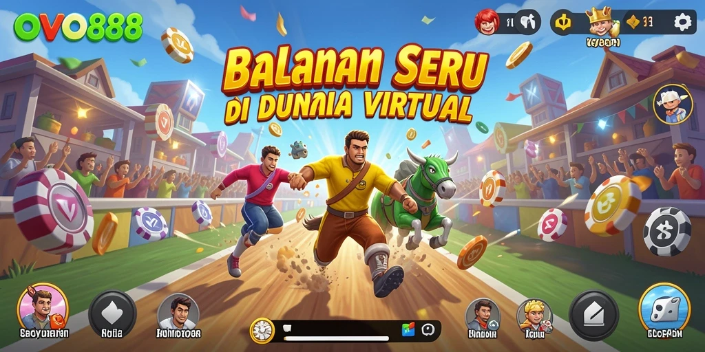 Tampilan balapan seru di OVO88 dengan grafis menawan.