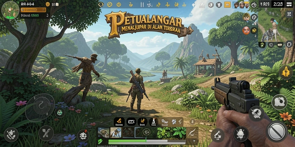 Gameplay menakjubkan dalam petualangan RR44 yang penuh tantangan.