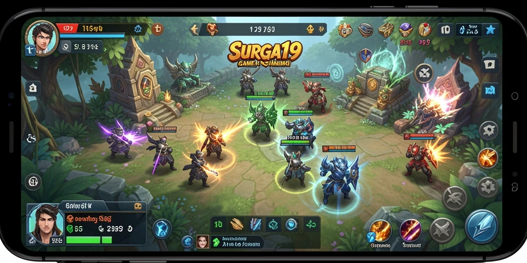 Tampilan gameplay SURGA19 yang menakjubkan dan strategis.