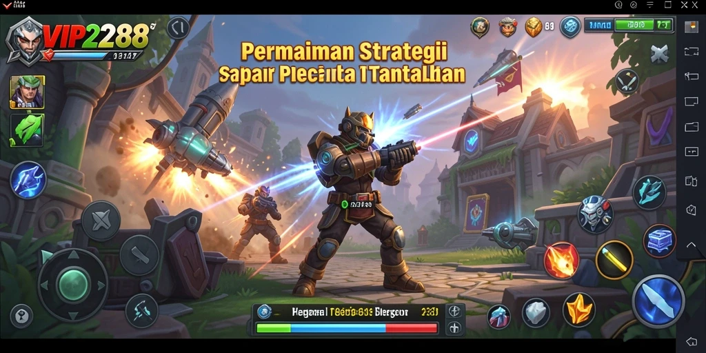 Tampilan gameplay VIP288 dengan strategi yang menegangkan.